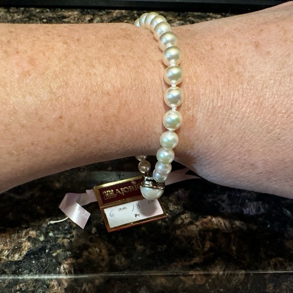 Majorica pearl bracelet - Picture 7 of 7